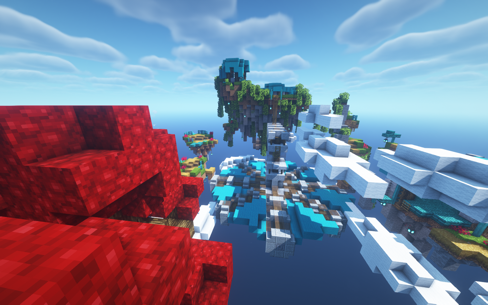 Cloud Islands in Minecraft