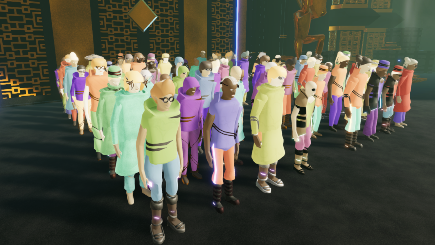 Characters at Kallay Tirridor